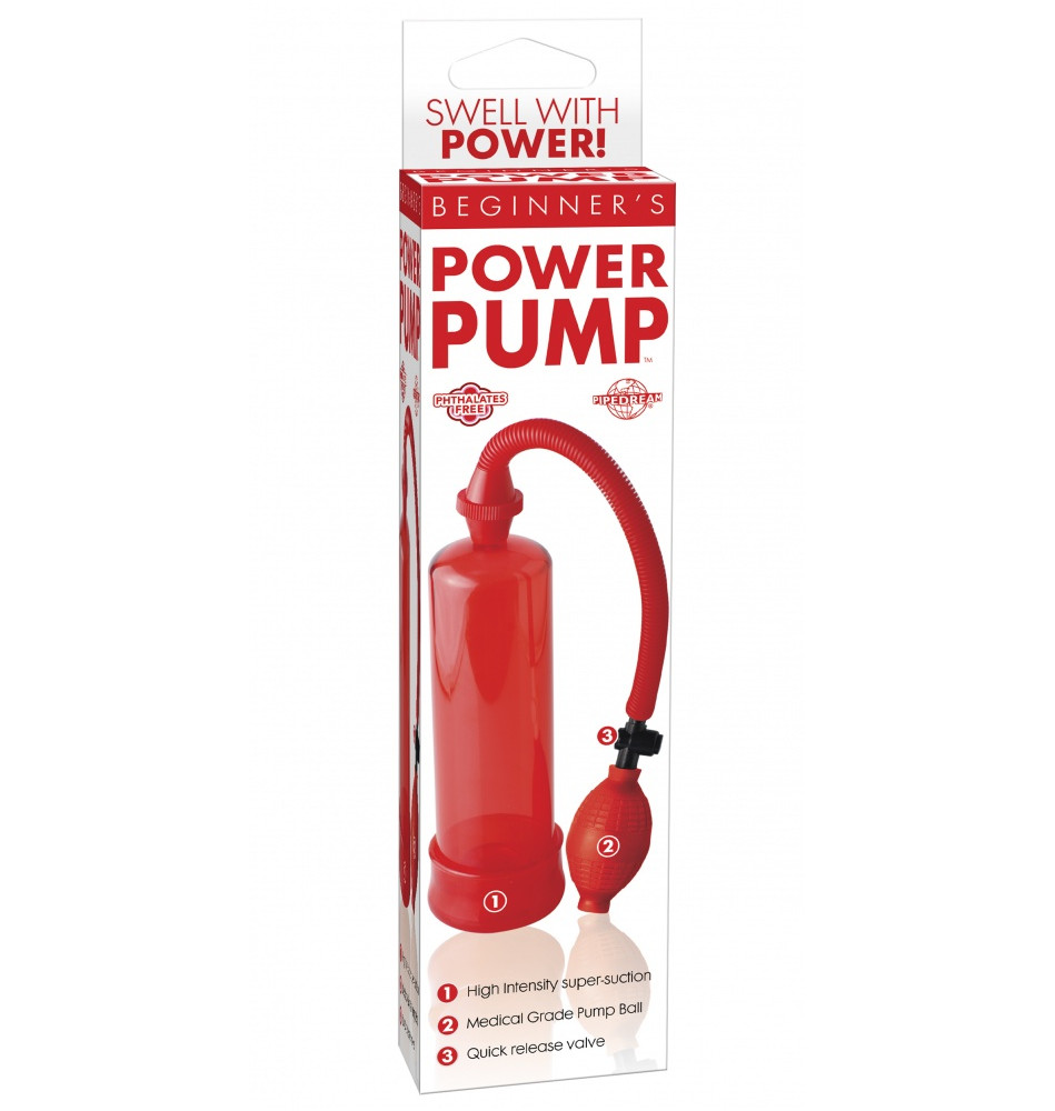 Помпа мужская BEGINNER's POWER красная Помпа мужская BEGINNER's POWER красная