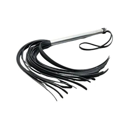 Плеть черная Crazy Handmade с металической ручкой