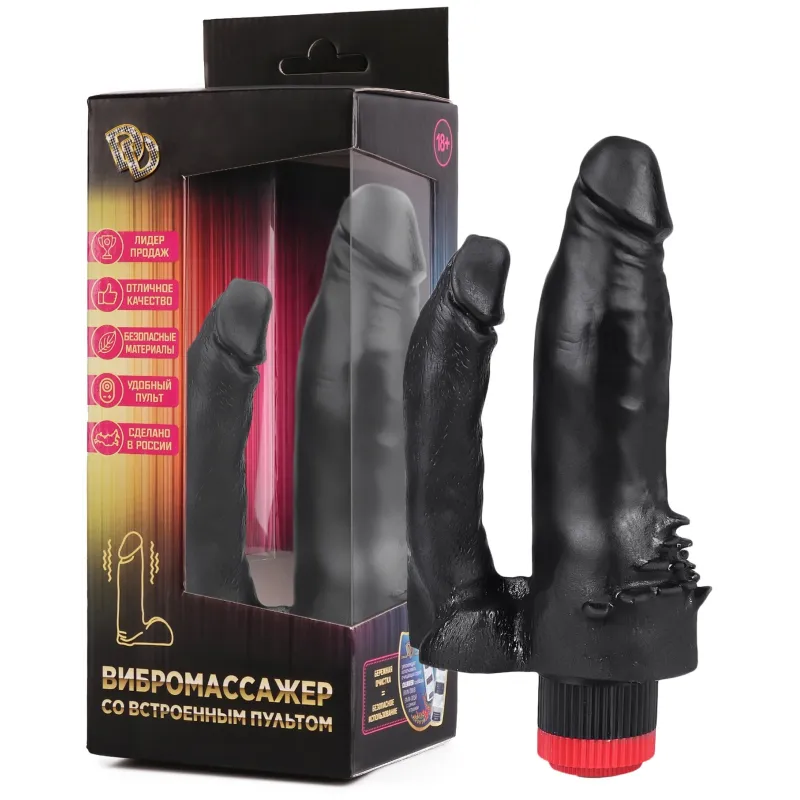 Вибромассажер реалистик , черный №11