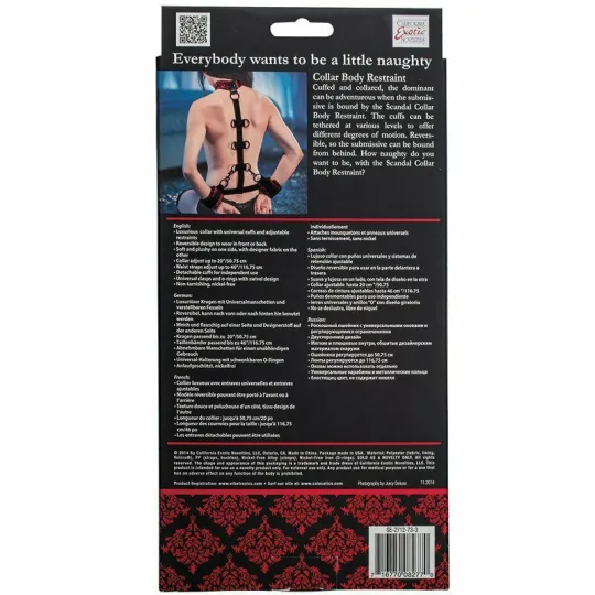 Фиксация для рук и шеи Scandal Collar Body Restraint