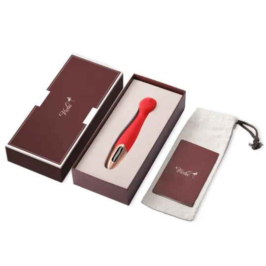 TETHYS BRIGHT RED, вибромассажер, красный