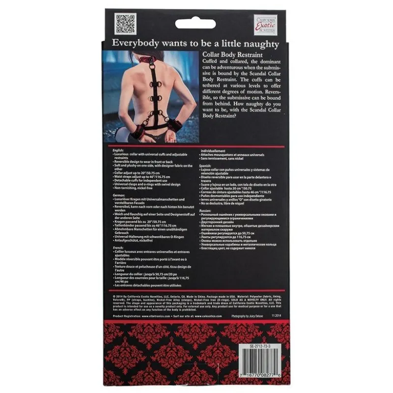 Фиксация для рук и шеи Scandal Collar Body Restraint