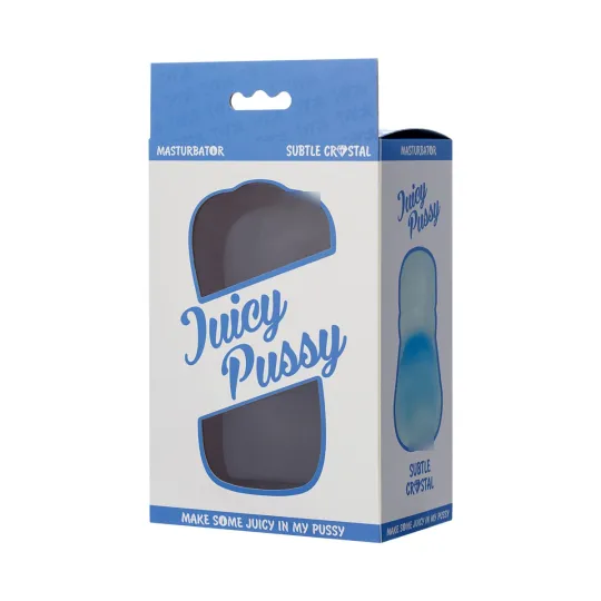 МАСТУРБАТОР РЕАЛИСТИЧНЫЙ TOYFA JUICY PUSSY SUBTLE CRYSTAL, TPE, 14,5 СМ