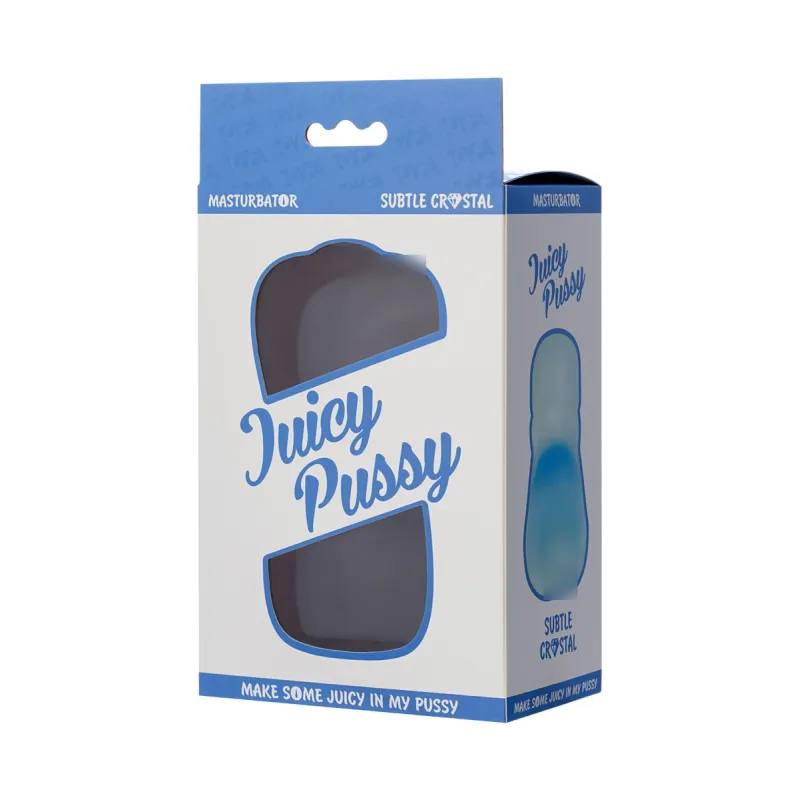 МАСТУРБАТОР РЕАЛИСТИЧНЫЙ TOYFA JUICY PUSSY SUBTLE CRYSTAL, TPE, 14,5 СМ