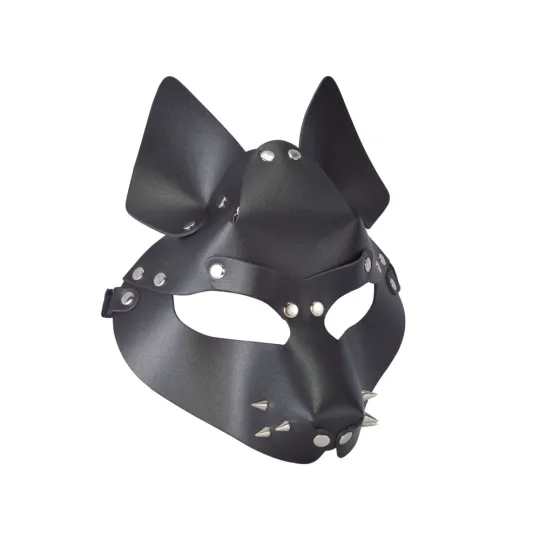 Маска БДСМ, Wolf с шипами, 3416-1