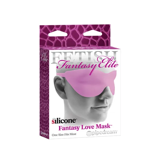 Маска закрытая FANTASY LOVE MASK розовая