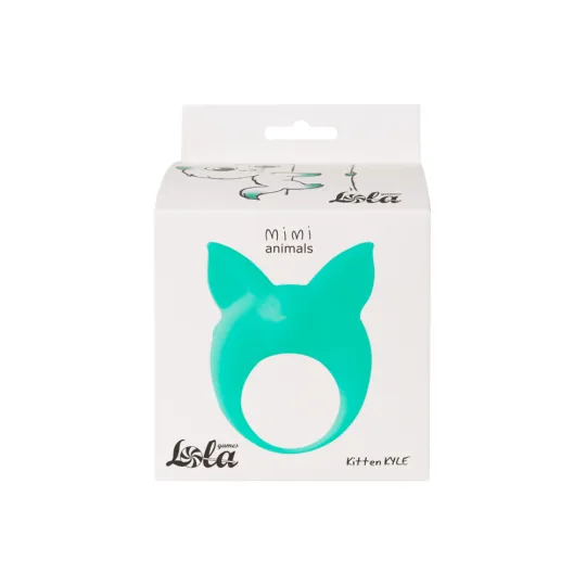 ЭРЕКЦИОННОЕ КОЛЬЦО MIMI ANIMALS KITTEN KYLE GREEN