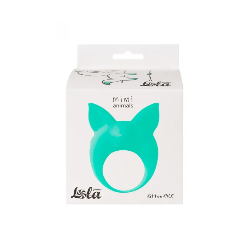 ЭРЕКЦИОННОЕ КОЛЬЦО MIMI ANIMALS KITTEN KYLE GREEN