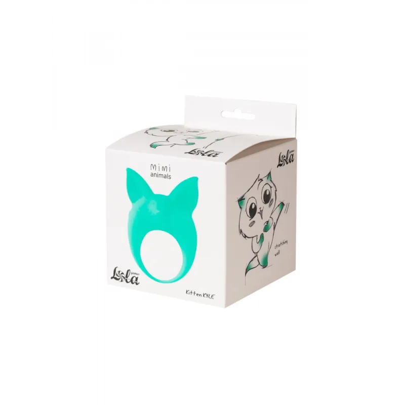 ЭРЕКЦИОННОЕ КОЛЬЦО MIMI ANIMALS KITTEN KYLE GREEN