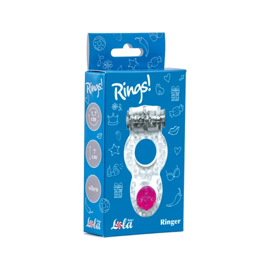 ЭРЕКЦИОННОЕ КОЛЬЦО RINGS RINGER WHITE