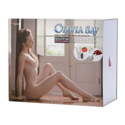 Olivia say, мастурбатор с вибрацией полуторс вагина и анус