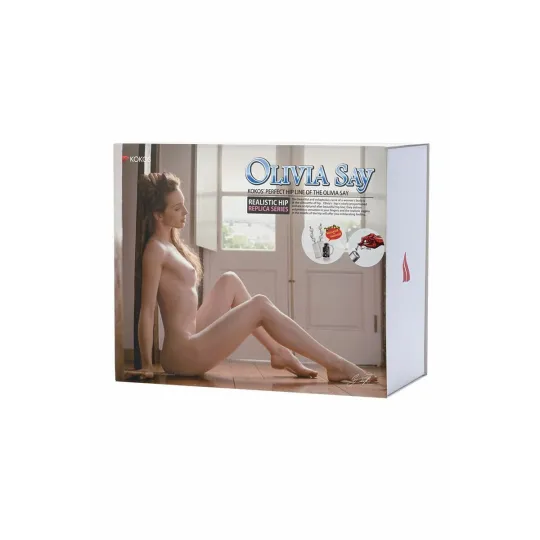 Olivia say, мастурбатор с вибрацией полуторс вагина и анус