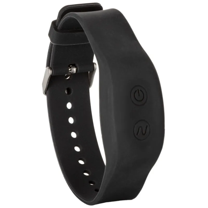 Компактный вибромассажер с управлением при помощи браслета Wristband Remote Curve