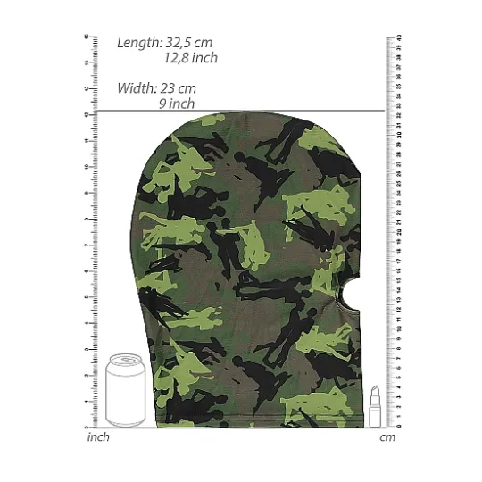 Маска-шлем (депривационная маска) Army Theme