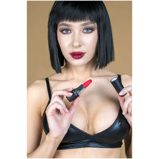 Вибратор помада Mira, цвет черный (INFINITE)