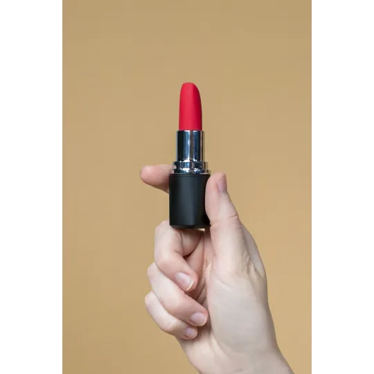 Вибратор помада Mira, цвет черный (INFINITE)