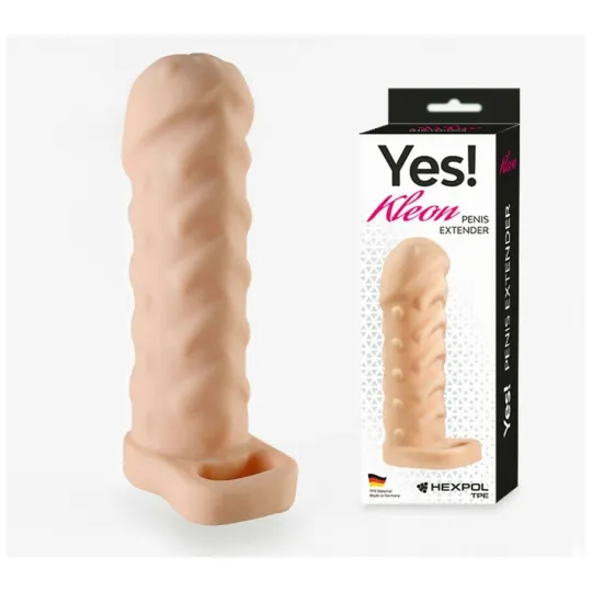 Фаллоувеличитель KLEON с кольцом,15 см, F-027р