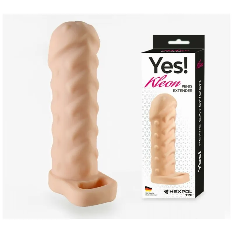 Фаллоувеличитель KLEON с кольцом,15 см, F-027р