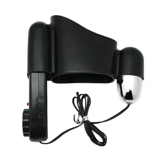 Мини-вибратор на эластичном держателе для мужских помп