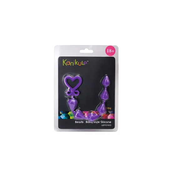 Анальная цепочка MY TOY фиолетовая