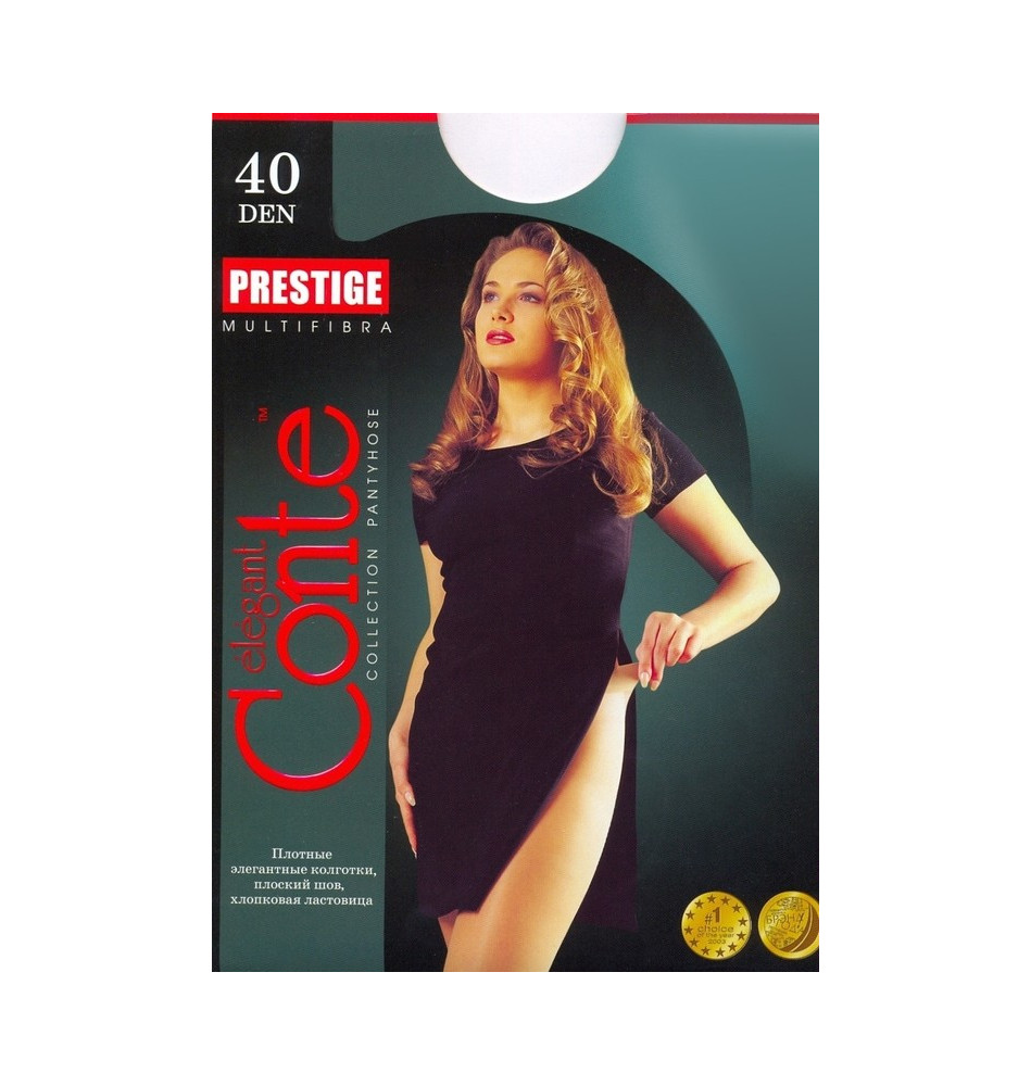 Колготки Conte Prestige 40 den, р.4 бронз