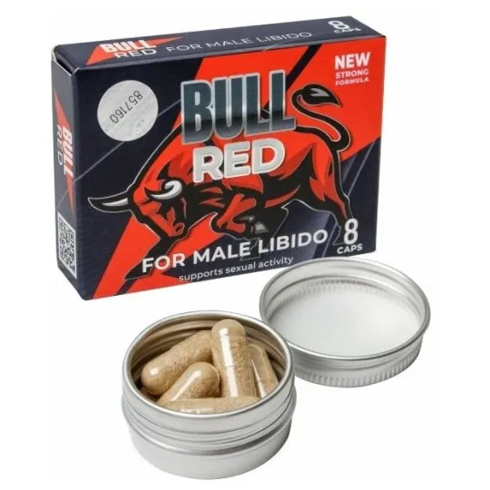 Концентрат пищевой для мужчин, BULL RED, 8 капсул