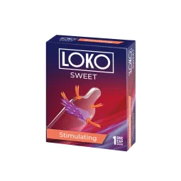 Стимулирующая насадка LOKO SWEET (52+/-2мм, 190+/-5мм)