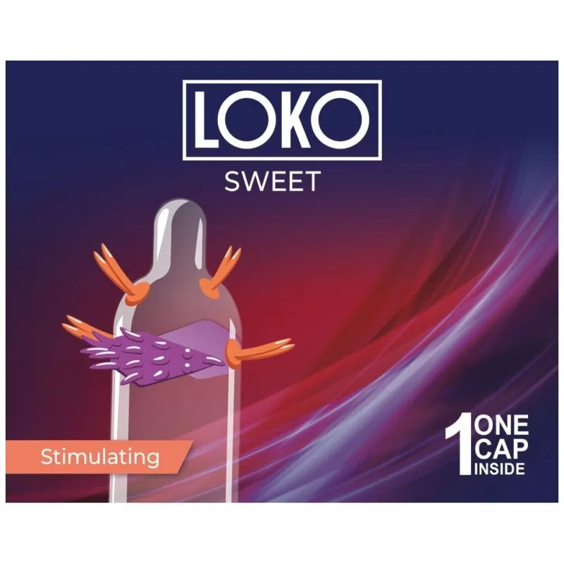 Стимулирующая насадка LOKO SWEET (52+/-2мм, 190+/-5мм)
