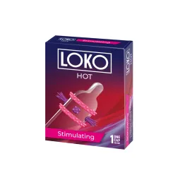 Стимулирующая насадка LOKO HOT (52+/-2мм, 190+/-5мм)