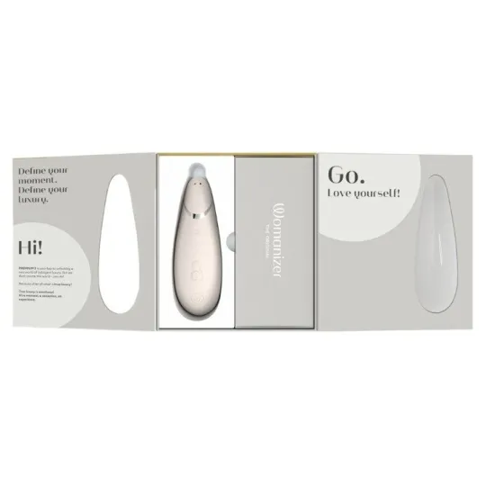 Бесконтактный клиторальный стимулятор Womanizer Premium 2 серый