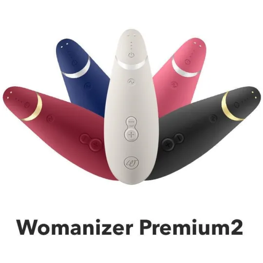 Бесконтактный клиторальный стимулятор Womanizer Premium 2 серый