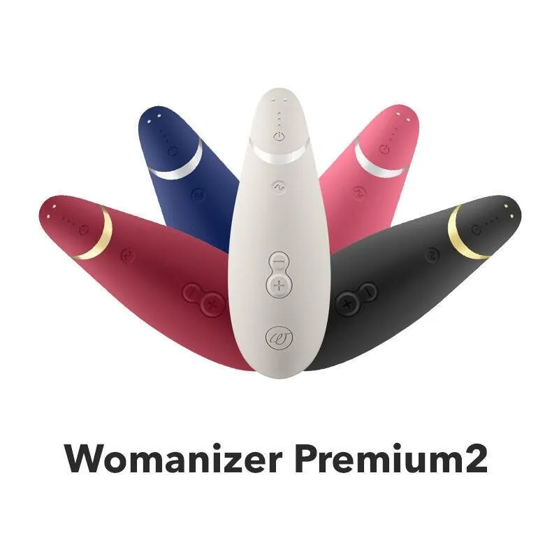Бесконтактный клиторальный стимулятор Womanizer Premium 2 серый