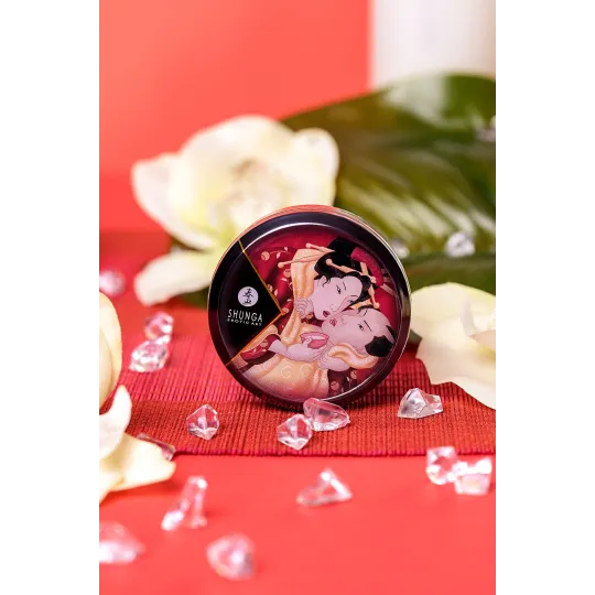 Массажное масло в виде свечи 30мл. Клубничное вино