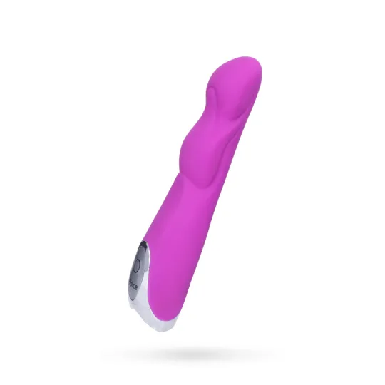 ВИБРАТОР TOYFA DOLCE LEO, СИЛИКОН, РОЗОВЫЙ, 16,5СМ