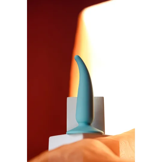 АНАЛЬНАЯ ВТУЛКА TODO BY TOYFA СAPPY, СИЛИКОН, ГОЛУБАЯ, 12,5 СМ, Ø 2,7 СМ