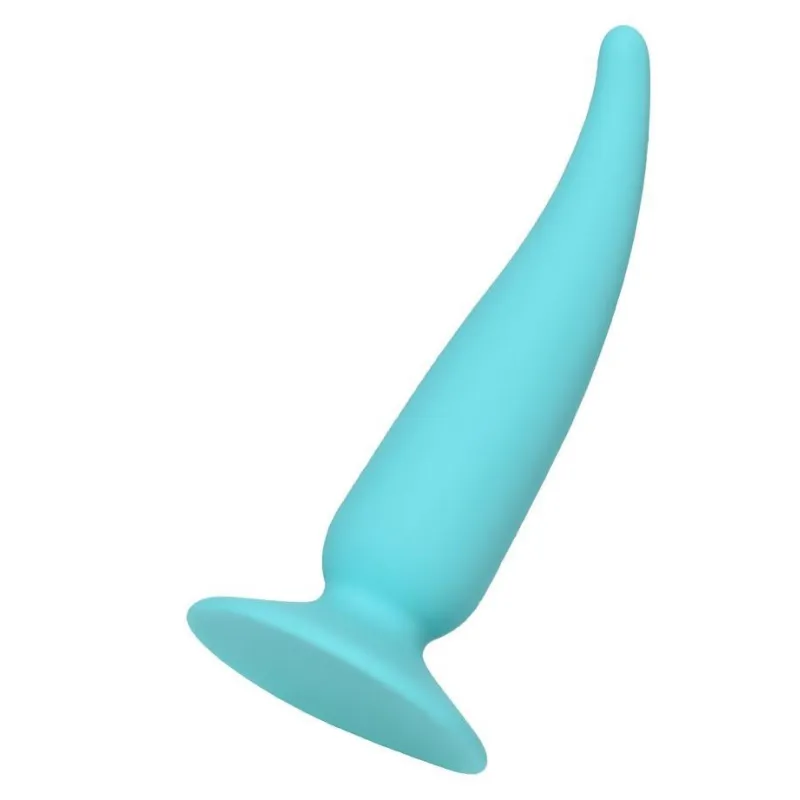 АНАЛЬНАЯ ВТУЛКА TODO BY TOYFA СAPPY, СИЛИКОН, ГОЛУБАЯ, 12,5 СМ, Ø 2,7 СМ