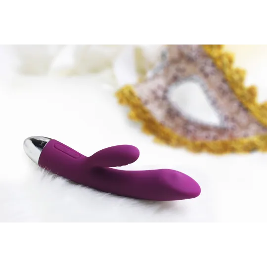 Trysta Фиолетовый Вибростимулятор со встроенным аккумулятором