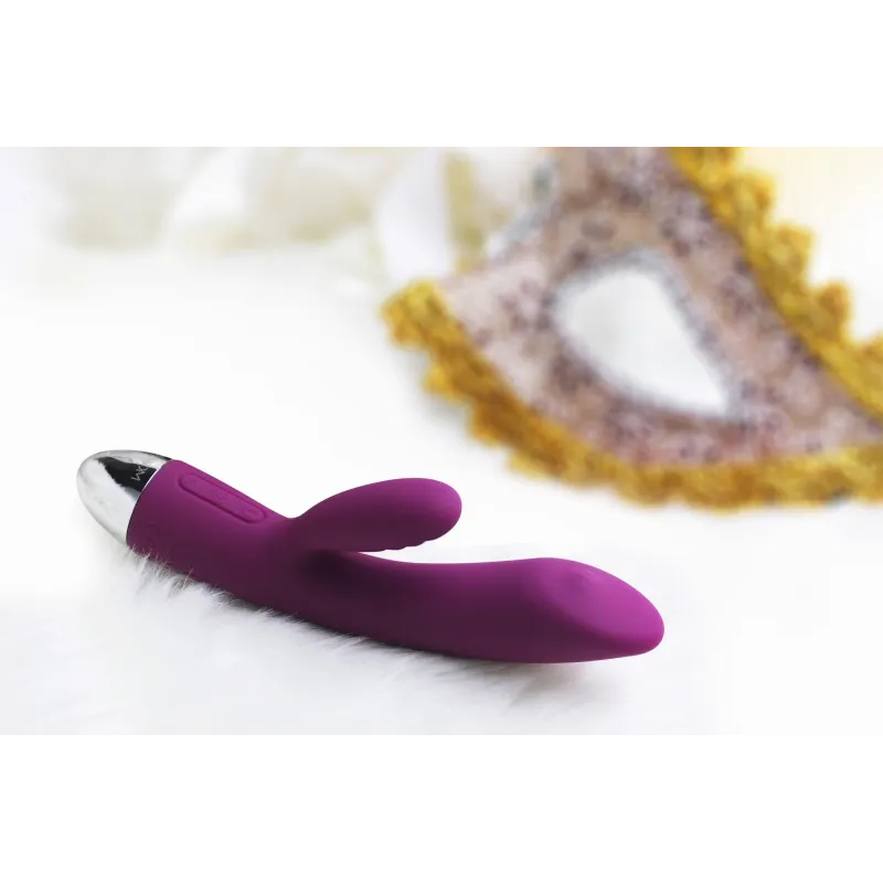 Trysta Фиолетовый Вибростимулятор со встроенным аккумулятором
