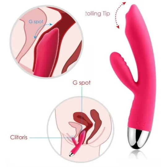 Trysta Фиолетовый Вибростимулятор со встроенным аккумулятором