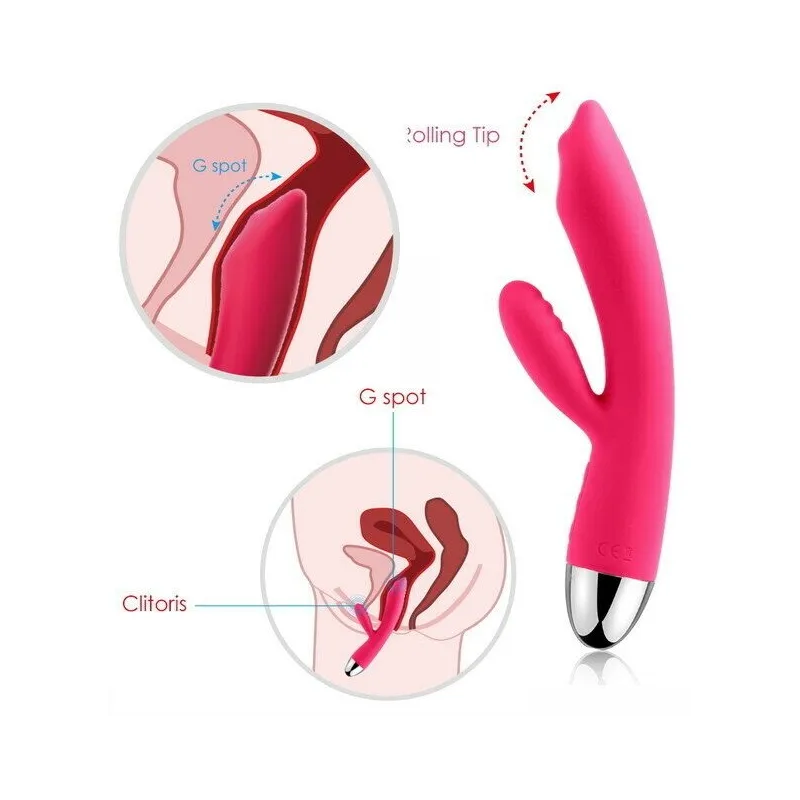 Trysta Фиолетовый Вибростимулятор со встроенным аккумулятором