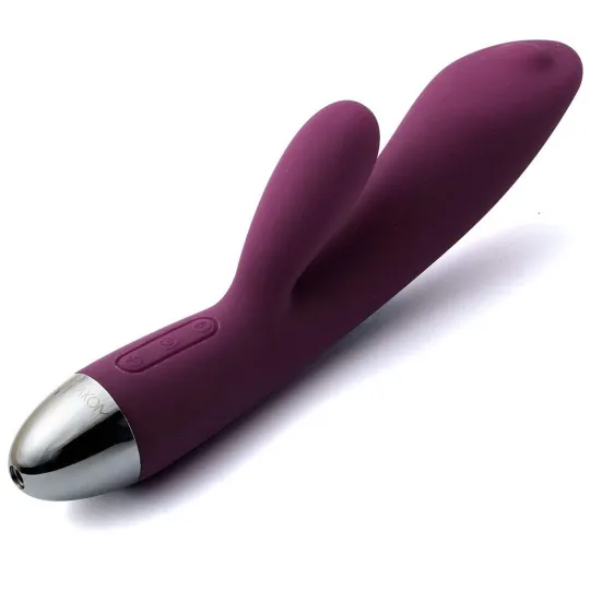 Trysta Фиолетовый Вибростимулятор со встроенным аккумулятором