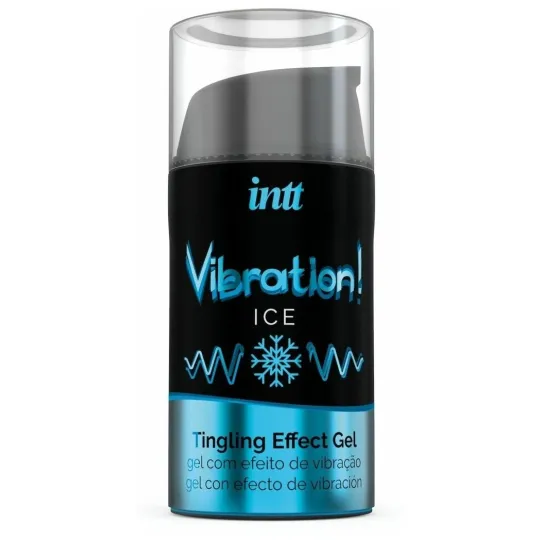 Жидкий интимный гель с эффектом вибрации Ice, 15мл