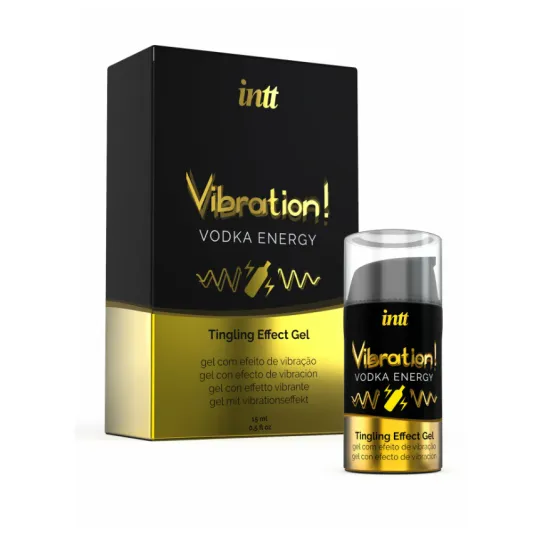 Жидкий интимный гель с эффектом вибрации Vodka, 15мл