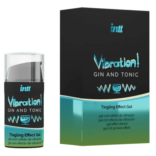 Жидкий интимный гель с эффектом вибрации Gin & Tonic, 15мл