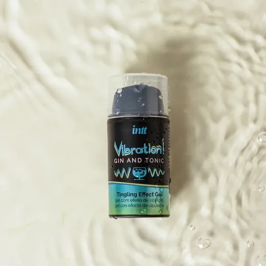 Жидкий интимный гель с эффектом вибрации Gin & Tonic, 15мл
