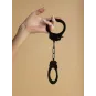 Наручники стальные черного цвета (Be Mine)