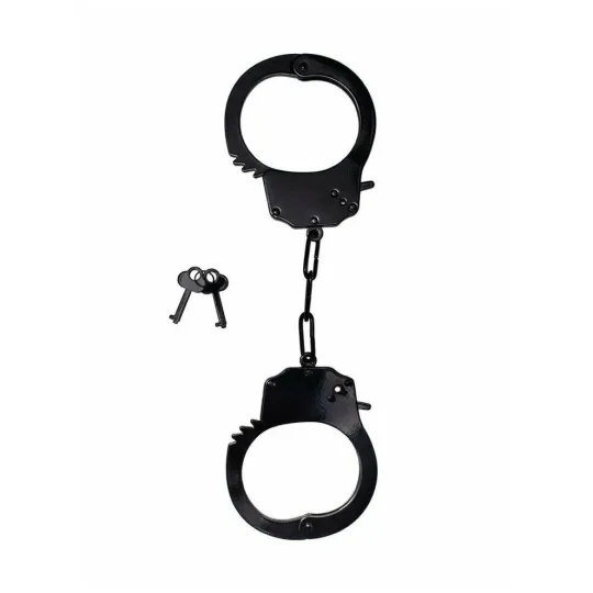 Наручники стальные черного цвета (Be Mine)