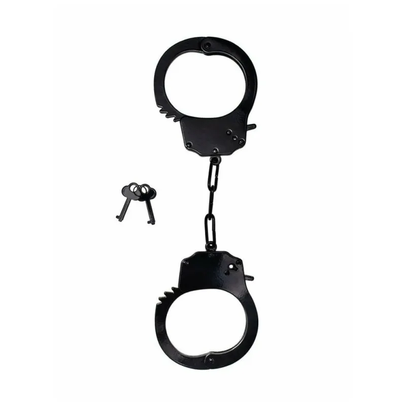 Наручники стальные черного цвета (Be Mine)