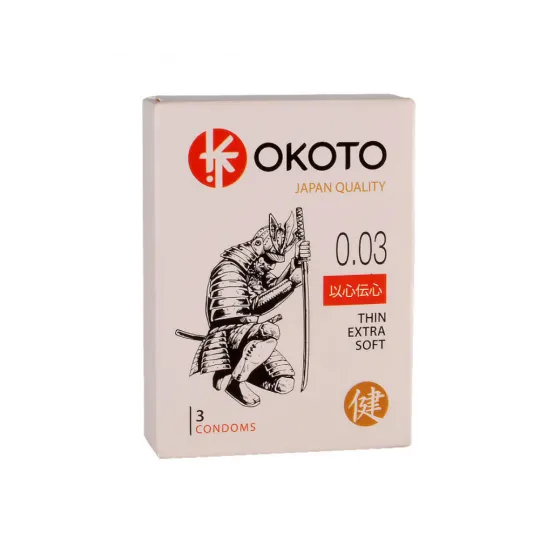 Презервативы OKOTO Thin Exstra Soft, №3