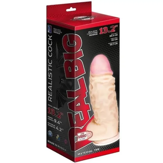 Вибромассажер СУПЕРГИГАНТ неоскин в коробке (USB)